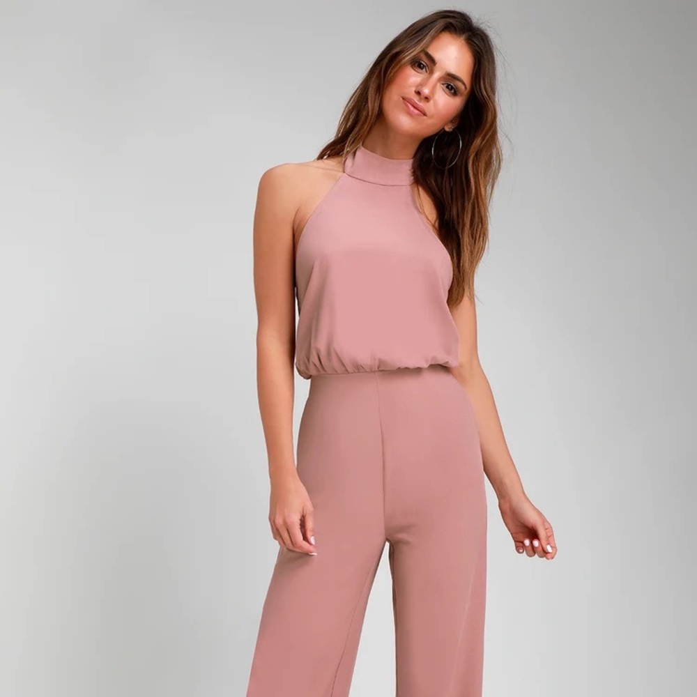 Lulus A Moment for Life pink Jumpsuit